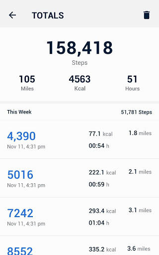 Pedometer - Step Counter — تصویر 17