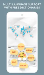 Wave Animated Keyboard Emoji — تصویر 5