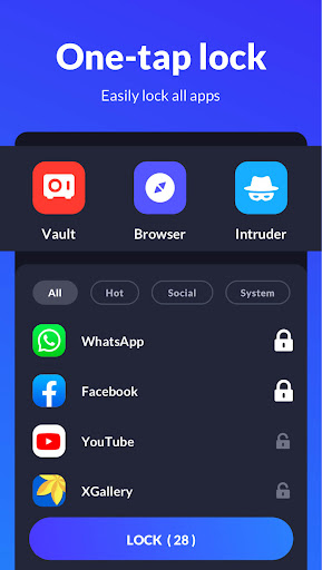 App Lock - قفل برنامهها با اثرانگشت و رمزعبور — تصویر 3