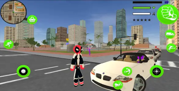 Superhero Stickman Rope Hero Gangstar Mafia — تصویر 4