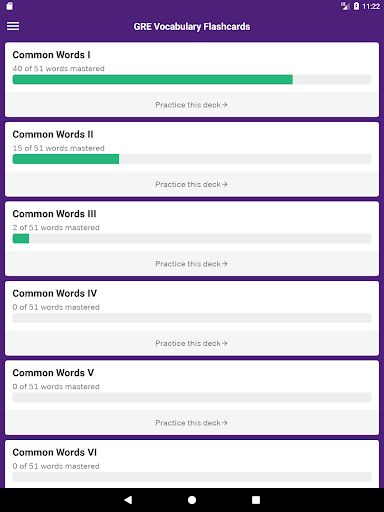 GRE Vocabulary Flashcards — تصویر 6