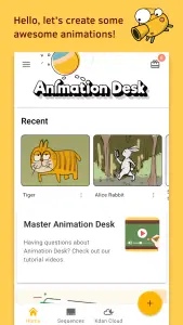 Animation Desk–Cartoon & GIF — تصویر 1
