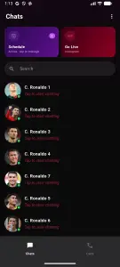 Ronaldo Fake Chat & Video Call — تصویر 1