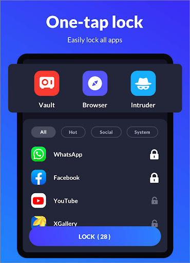 App Lock - قفل برنامهها با اثرانگشت و رمزعبور — تصویر 8