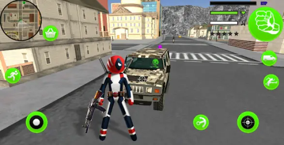 Superhero Stickman Rope Hero Gangstar Mafia — تصویر 5