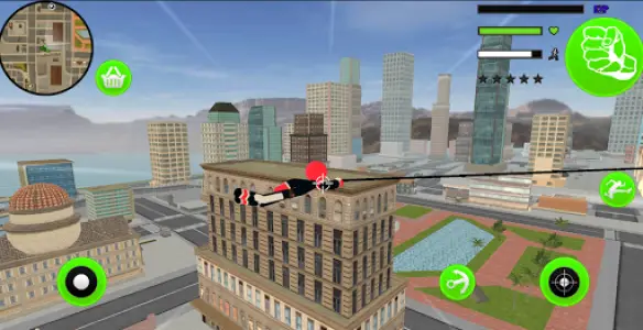 Superhero Stickman Rope Hero Gangstar Mafia — تصویر 7